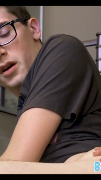Straight Step Brother Fucks His Inexperienced Nerdy Brother | Clip 1