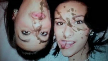 Splatter 2 Faces - Cum On Screen