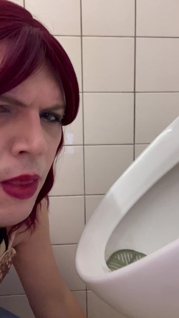 Sissy slut in the toilet 2