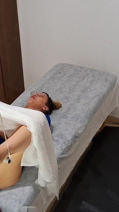 Emotional moment from "gynecologist takes advantage of patient's arousal and naivety to fuck her"