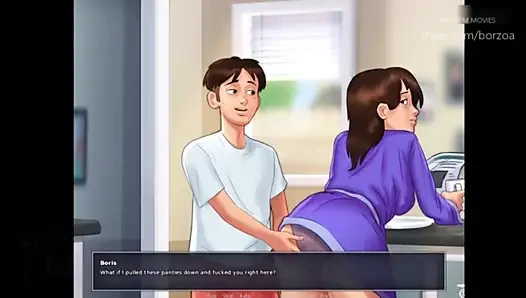 Büyük memeli azgın üvey annem ve dev 8 inçlik yarağım. Yaz mevsimi efsanesi