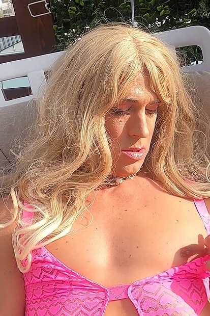 Trixy Baby Outdoor Playing Her Body