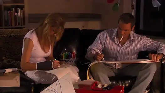 Я и моя жена в длинную ночь удовольствия...