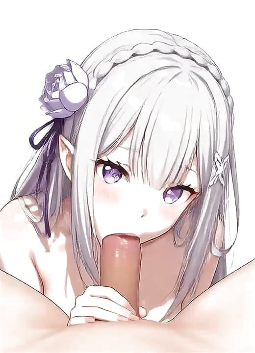 AI Elf Girl Emilia-tan giver et pattejob med sperm på brysterne, rider cowgirl-style og giver et blowjob med sperm i munden