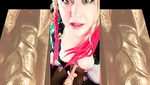 The Cute Shemale Wants to Watch You Suck on Your First BBC and Gag on It