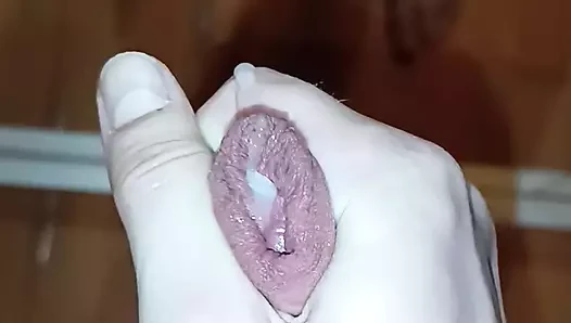 Spermashot på spegel