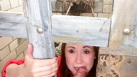Sucking off the Prison Guard