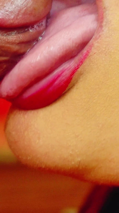 He Cums in My Mouth Twice - Nerdy Close up Blowjob
