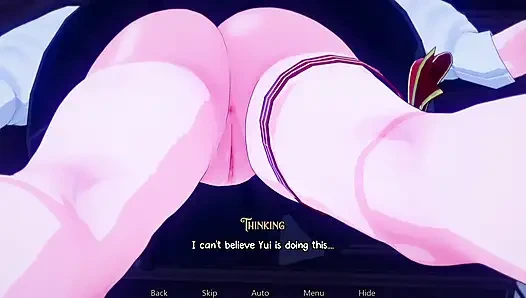 Сводная сестра трахает меня на заднем дворе