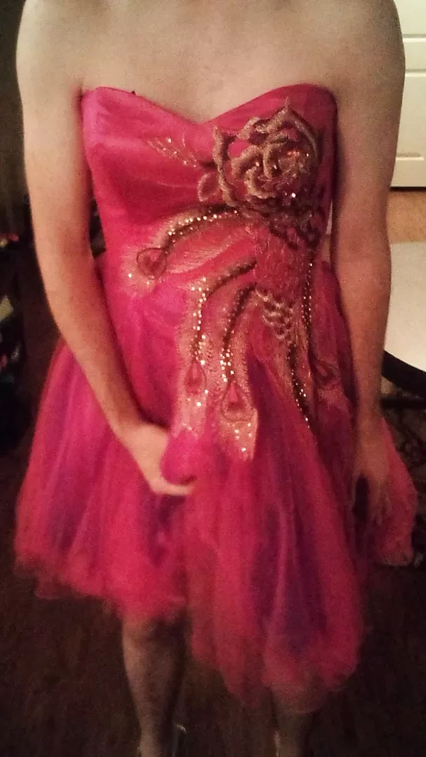 Cute Short Pink Prom Dress gets Cummed in: American Gay Amateur Porn ...