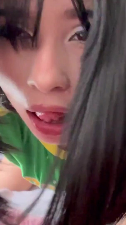 My Brazilian stepsister asks me to cum on her face | Clip 1
