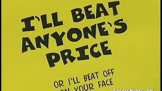 Wahnsinnig, nass und schmutzig - drei mädchen werden im retro-porno sperma getauscht