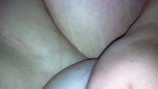 Rubbing me cock on not my aunties nipple
