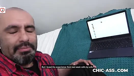 Испанский муж изменяет жене с горячей брюнеткой-латиной-юной крошкой