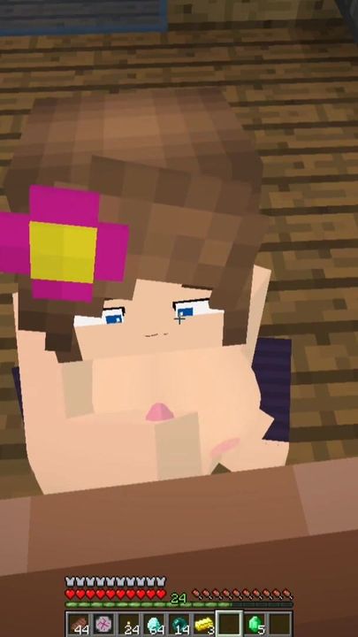 Powerful moment from "Minecraft The Jenny Mod Fucking Jenny in the pussy and getting a blowjob"