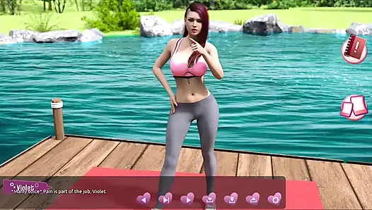 Helping the hotties #3 - Johannes took a sneak peak to see what the girl in the cabin is up to.