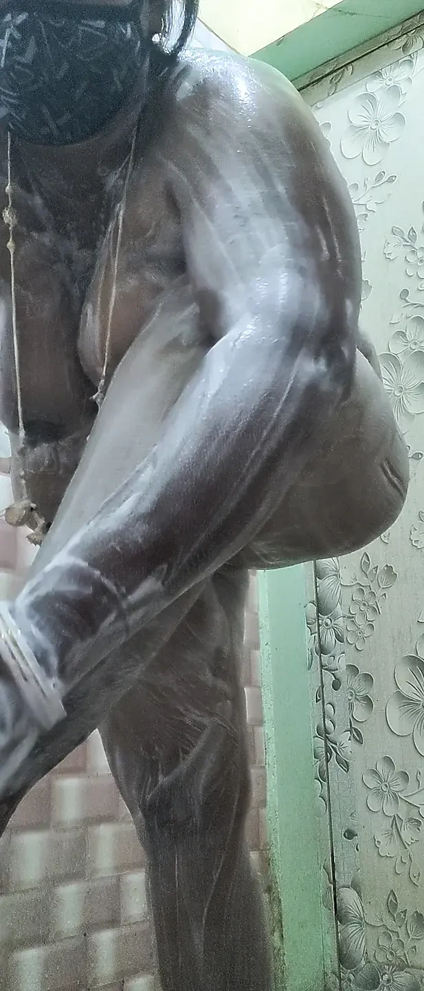 My wife bath