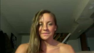 First anal cumshow for this beautiful camgirl