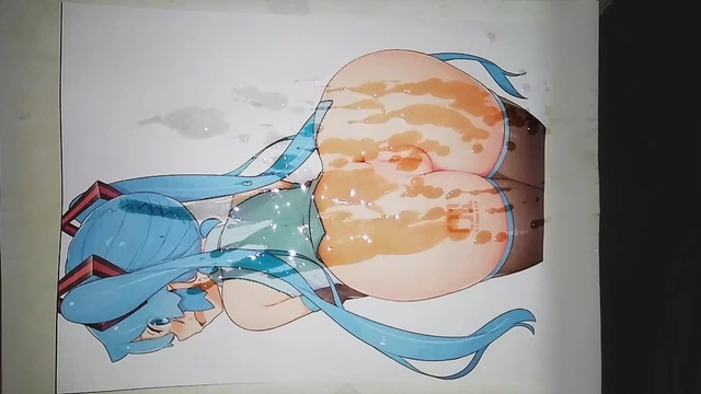 Hatsune Miku Cum Tribute SoP #21