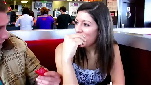 Picked up Latina for the anal fuck