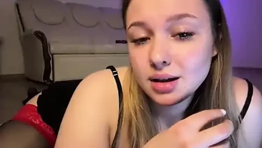 Masturbasi pakai stoking seksi sama jucielussie
