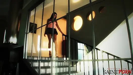 Jasmine Luna Gold Gets Her Pussy Fucked Open