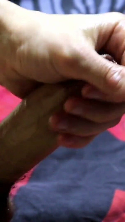 the penis becomes very hard and begins to flow profusely on abstinence | Clip 2