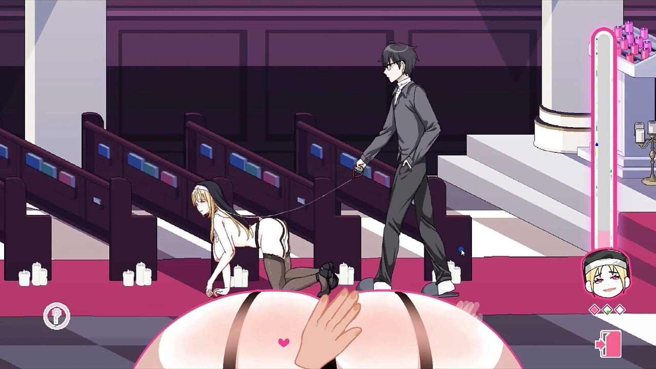 Hentai Game – Church Hentai Sex Scenes 3 (Rika The Lewd Nun Heroines) - The Censor