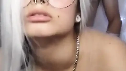 Pacar kutu buku memintaku untuk berhubungan seks dengannya saat merekam ft. white moon vip