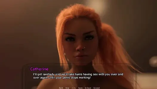 Grandmas House - Elizabeth ve Catherine ile en iyi üçlü seks