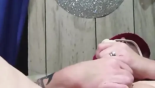 With a Big Splat Dripping to Her Ass