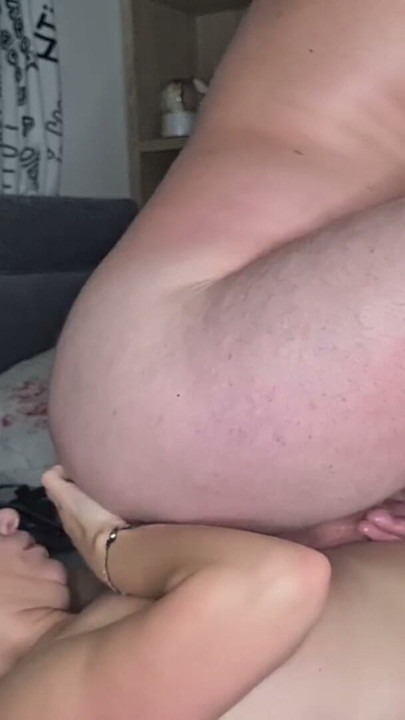 Hot ass licking and fisting at night with my hubby - Part 5 | Clip 1