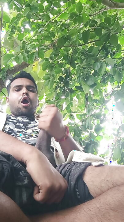 Alone in forest area so I decided to watch hot and sexy videos