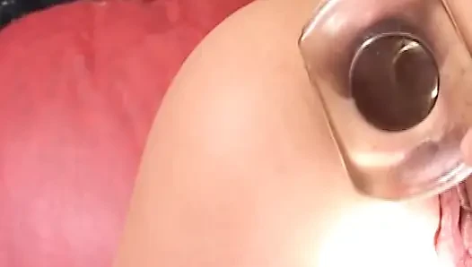 Gloved Anal Fisting to Mouth Tasting Sloppy Mess
