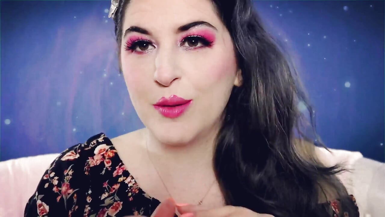 Pink Lipstick on Plexiglass Asmr