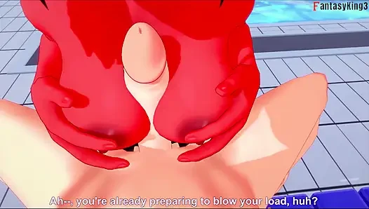 Meru the succubus fucked waring a bikini