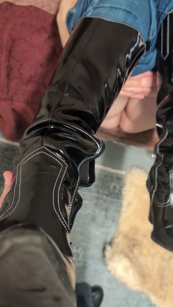 Boots Before and After Sex