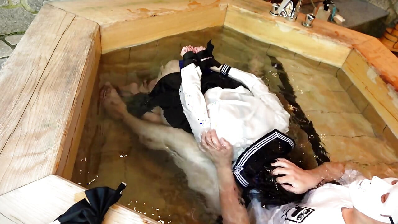 Dripping Uniform, Restrained in a Bathtub, off-campus Lesson