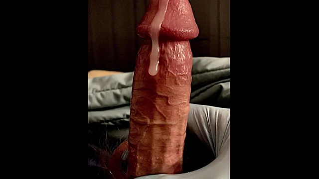 Edging and Draining with my cum as lube