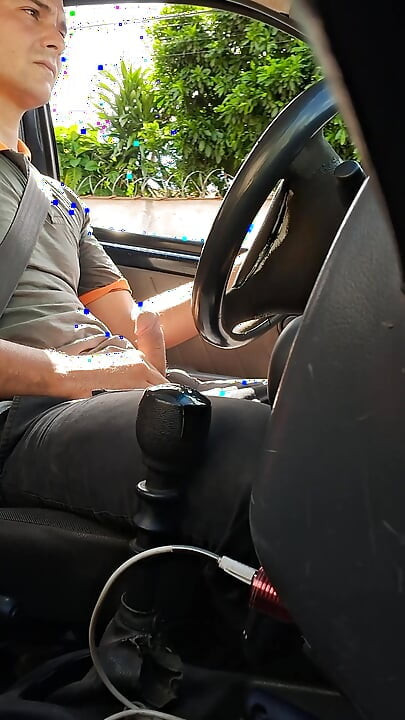Driving and masturbating