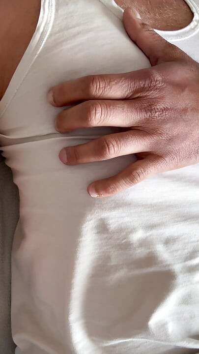 Undress hairy cock and ass finguring