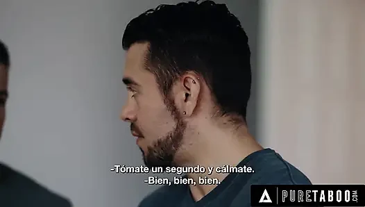 PURE TABOO Stepmom Sheena Ryder Surrenders To Stepson's DP Threesome Request - SPANISH SUBTITLES