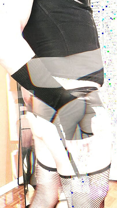 Sexy Shemale Kandi Kane Latex and Leather Boots Strip PMV