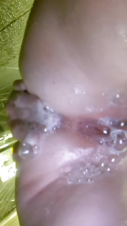 CLOSE UP SOAPY PUSSY AND ASS PLAY AND MULTIPLE ORGASMS