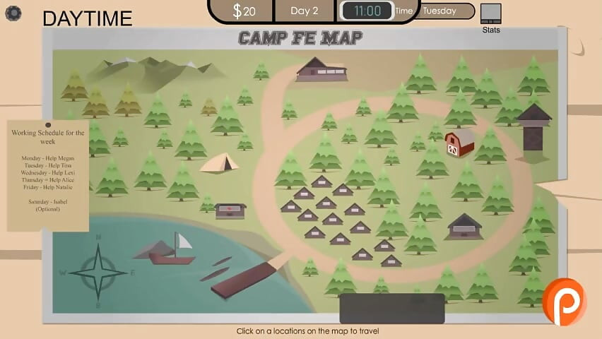 Camp Fe v 0.047 oyun bölüm 1 loveskysan