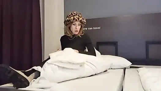 He Sniffs and Licks My Sweaty Boots, White Socks and Feet