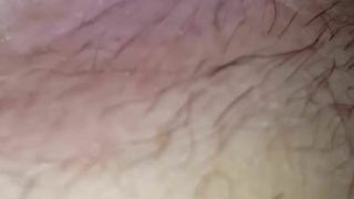 Spreading Wifes hairy ass and hairy pussy