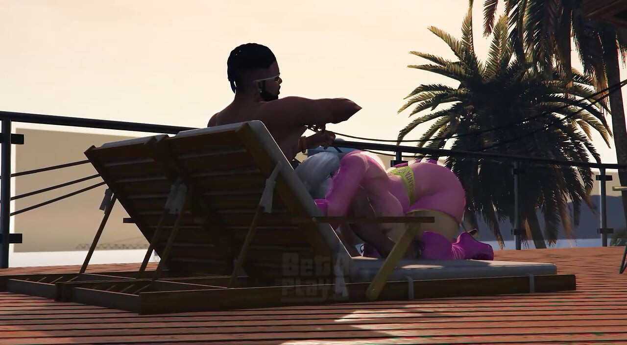 GTA V Franklin Clinton x Premium Pink Boots Lady (3D Animation) (FULL)