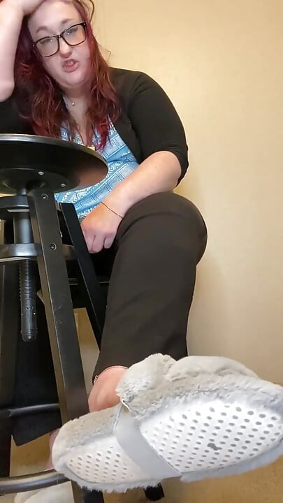 Slipper Domination: BBW Feet Humiliation as My Footstool