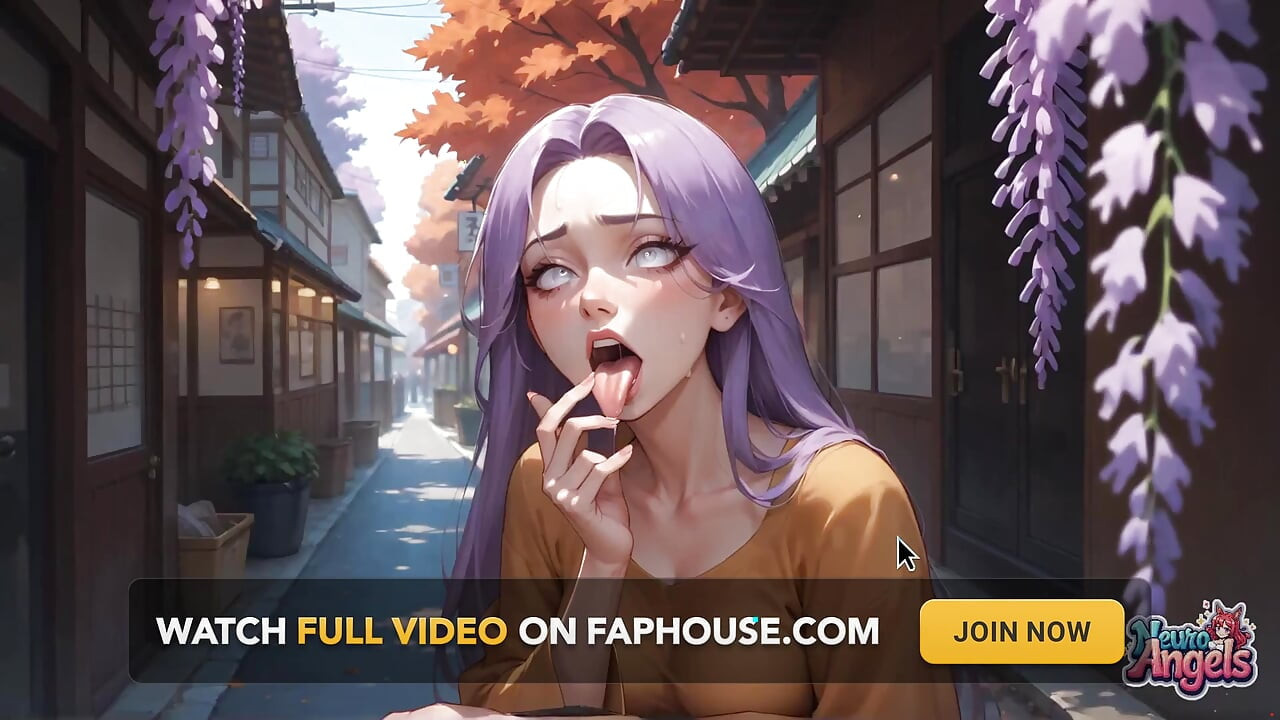 תחושת שיער סגול: טפטוף זרע בסמטת טוקיו